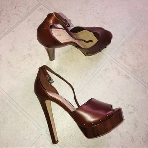 ALDO Boho Brown Platforms